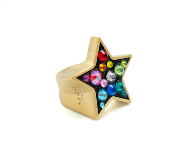 Anillo Star Rainbow