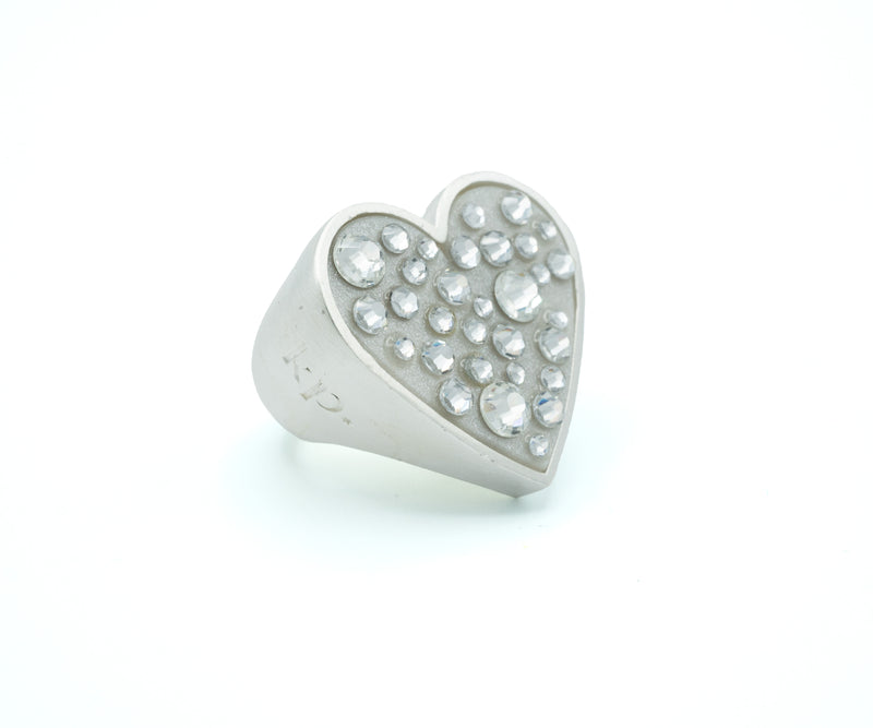 Anillo Heart Frost