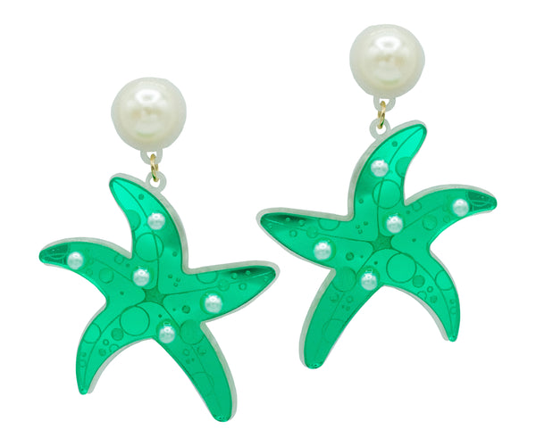 Cheap hot sale starfish earrings